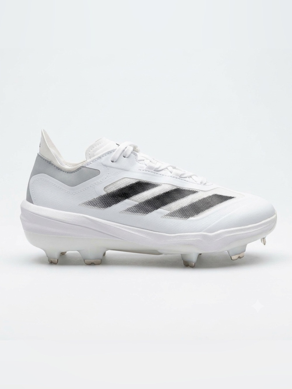 Adidas Adizero Impact TPU Baseball Cleats White Gray IF3355 Men's Size 6.5 - Picture 5 of 6